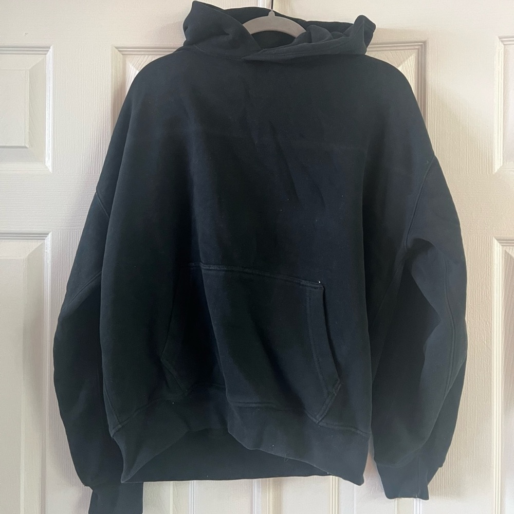 A&F black hoodie oversized fit